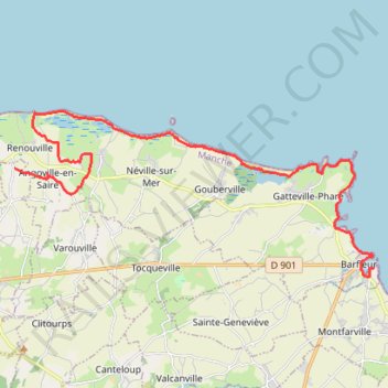 Itinéraire Jour 2 - Trace Classique, distance, dénivelé, altitude, carte, profil, trace GPS