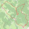 Itinéraire Sur le Causse lotois, distance, dénivelé, altitude, carte, profil, trace GPS