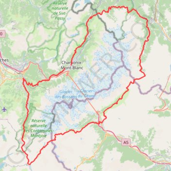 Itinéraire UTMB 2023, distance, dénivelé, altitude, carte, profil, trace GPS