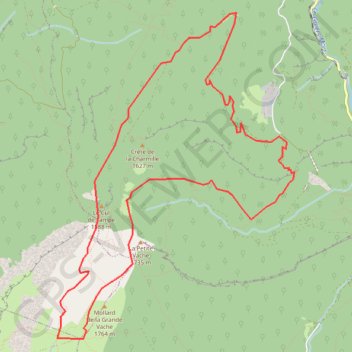 Itinéraire Grande Sure, distance, dénivelé, altitude, carte, profil, trace GPS