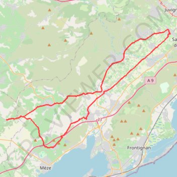 Itinéraire 210530 #3, distance, dénivelé, altitude, carte, profil, trace GPS