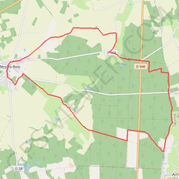 Itinéraire Chêne Saint Etienne, distance, dénivelé, altitude, carte, profil, trace GPS
