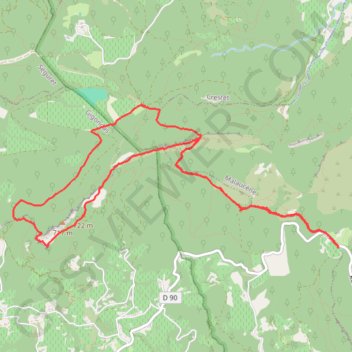 Itinéraire Crêtes du Saint Amand, distance, dénivelé, altitude, carte, profil, trace GPS