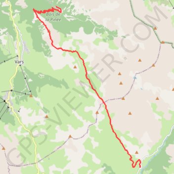 Itinéraire Vallon Laugier en Ubaye, distance, dénivelé, altitude, carte, profil, trace GPS