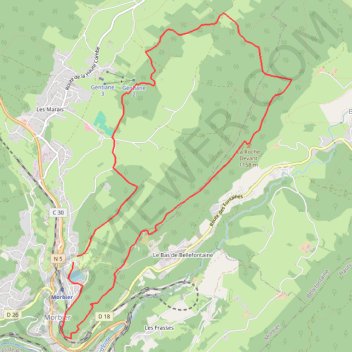 Itinéraire Les Briolettes, distance, dénivelé, altitude, carte, profil, trace GPS