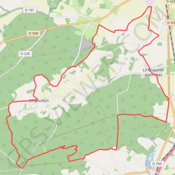 Itinéraire Au fil des chemins d'Ecouves - Sées, distance, dénivelé, altitude, carte, profil, trace GPS