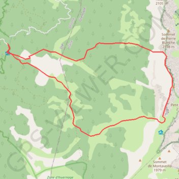 Itinéraire Tour du veymont, distance, dénivelé, altitude, carte, profil, trace GPS