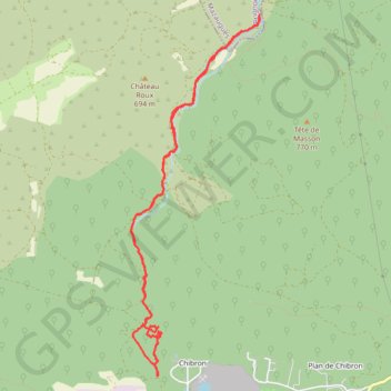 Itinéraire Signes - Le Latay - Cascade - Ruisseau, distance, dénivelé, altitude, carte, profil, trace GPS