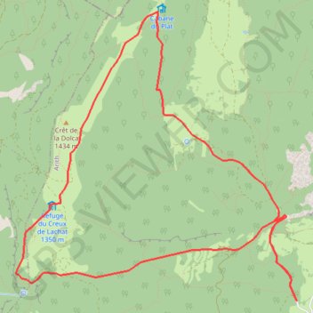 Itinéraire La Montagne de Bange depuis Montagny, distance, dénivelé, altitude, carte, profil, trace GPS
