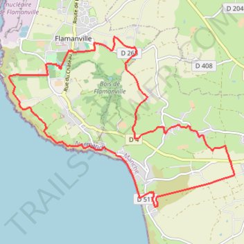Itinéraire parcours marche 15km WTF, distance, dénivelé, altitude, carte, profil, trace GPS