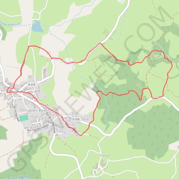 Itinéraire ITI0589 2020 Le Chemin fais art-MNT, distance, dénivelé, altitude, carte, profil, trace GPS