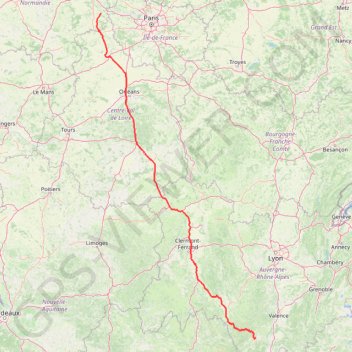 Itinéraire VACANCES, distance, dénivelé, altitude, carte, profil, trace GPS