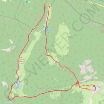 Itinéraire Montagne de Bange, distance, dénivelé, altitude, carte, profil, trace GPS