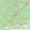 Itinéraire De Beaume de Venise au grand Montmirail, distance, dénivelé, altitude, carte, profil, trace GPS