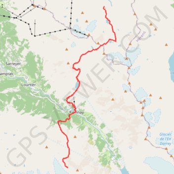 Itinéraire 2023-06-19 21:58, distance, dénivelé, altitude, carte, profil, trace GPS