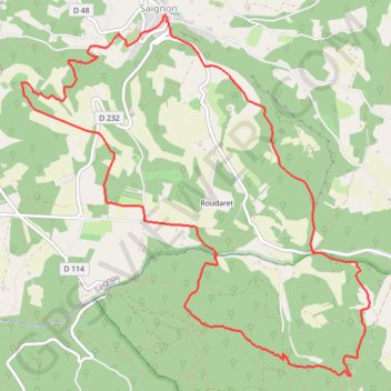 Itinéraire Saignon Rando Nature, distance, dénivelé, altitude, carte, profil, trace GPS