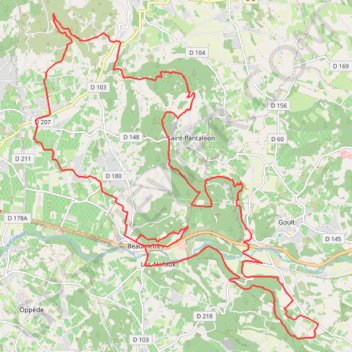 Itinéraire Les Imberts, distance, dénivelé, altitude, carte, profil, trace GPS