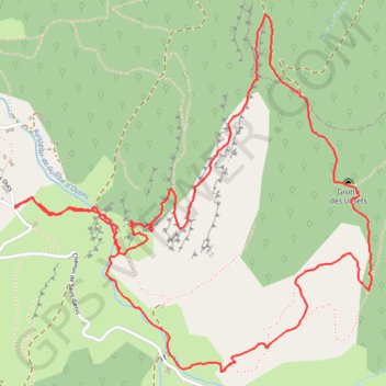 Itinéraire Crete de Morettet, distance, dénivelé, altitude, carte, profil, trace GPS