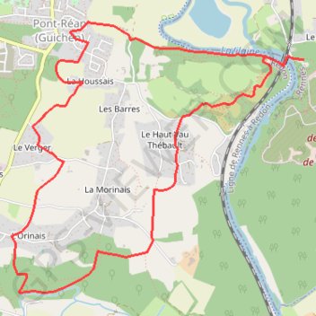 Itinéraire La Cluse du Boël en vallée de la Vilaine, distance, dénivelé, altitude, carte, profil, trace GPS