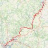 Itinéraire Lorient - Pontivy - Lorient, distance, dénivelé, altitude, carte, profil, trace GPS