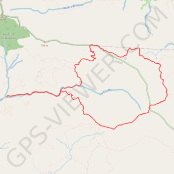 Itinéraire Nc Rando Tour du bassin de la Coulée on GPSies.com, distance, dénivelé, altitude, carte, profil, trace GPS