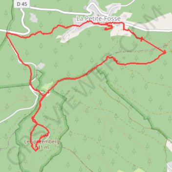 Itinéraire Col d'Hermanpaire, distance, dénivelé, altitude, carte, profil, trace GPS