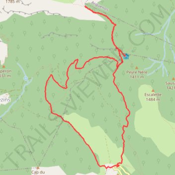Itinéraire Tracé 20250406-085628, distance, dénivelé, altitude, carte, profil, trace GPS