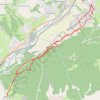 Itinéraire De Villar à Roche Baron, distance, dénivelé, altitude, carte, profil, trace GPS