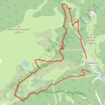 Itinéraire Lac des Grenouilles, distance, dénivelé, altitude, carte, profil, trace GPS
