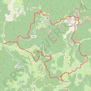 Itinéraire Circuit VTT N° 6 Noir, Velocio-11920268, distance, dénivelé, altitude, carte, profil, trace GPS