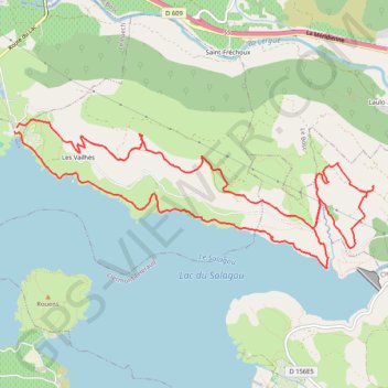 Itinéraire Capitelles de l'Auverne - Jean, distance, dénivelé, altitude, carte, profil, trace GPS
