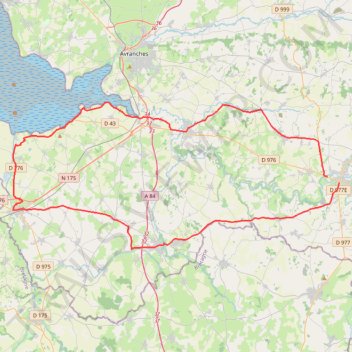 Itinéraire Intermédiaire - 85km, distance, dénivelé, altitude, carte, profil, trace GPS