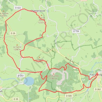 Itinéraire Mezenc et Loire sauvage - À la conquête des grands espaces, distance, dénivelé, altitude, carte, profil, trace GPS