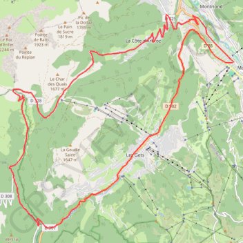 Itinéraire Col de l'Encrenaz, distance, dénivelé, altitude, carte, profil, trace GPS