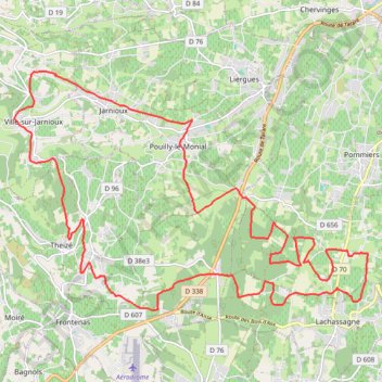 Itinéraire La Virée des Arlequins, distance, dénivelé, altitude, carte, profil, trace GPS