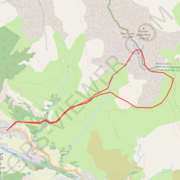 Itinéraire Crête de Tête Noire, distance, dénivelé, altitude, carte, profil, trace GPS