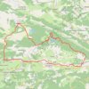 Itinéraire Le Mas d'Azil - Cadarcet - Voie verte - Le Mas d'Azil, distance, dénivelé, altitude, carte, profil, trace GPS
