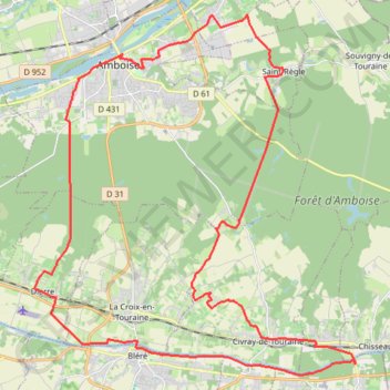 Itinéraire La voie royale, distance, dénivelé, altitude, carte, profil, trace GPS