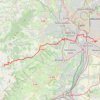 Itinéraire 1 Rue Simone Veil to 69850 Saint-Martin-en-Haut, distance, dénivelé, altitude, carte, profil, trace GPS