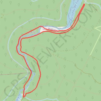 Itinéraire La Faux, distance, dénivelé, altitude, carte, profil, trace GPS
