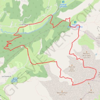 Itinéraire Trou de la Mouche, distance, dénivelé, altitude, carte, profil, trace GPS