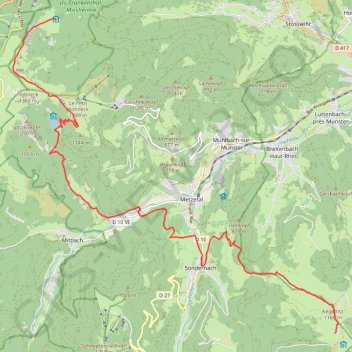 Itinéraire Randonnée 2018 Etape 4 - Trois Fours / Rothenbrunnen, distance, dénivelé, altitude, carte, profil, trace GPS