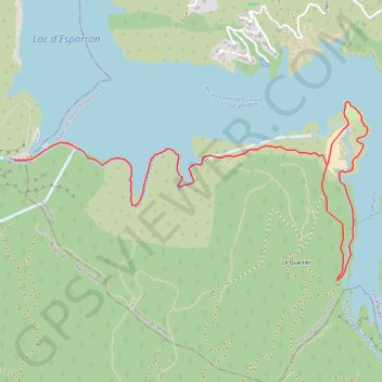 Itinéraire [Itinéraire] La balade du Quartier à Saint-Julien le Montagnier, distance, dénivelé, altitude, carte, profil, trace GPS