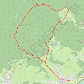 Itinéraire Chemins du Cœur des Vosges - Le Recreux, distance, dénivelé, altitude, carte, profil, trace GPS