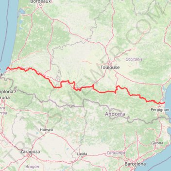 Itinéraire La Vélosud, distance, dénivelé, altitude, carte, profil, trace GPS