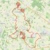 Itinéraire VTT Nieul Les Saintes, distance, dénivelé, altitude, carte, profil, trace GPS