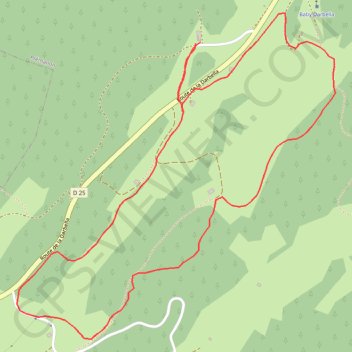Itinéraire La Fruitière, distance, dénivelé, altitude, carte, profil, trace GPS