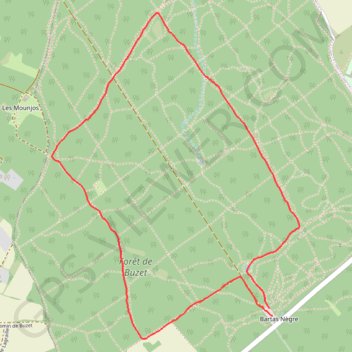 Itinéraire Buzet, distance, dénivelé, altitude, carte, profil, trace GPS