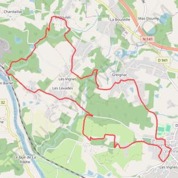 Itinéraire Circuit des 2 ruisseaux avec 10' et 12' R4' + RM, distance, dénivelé, altitude, carte, profil, trace GPS