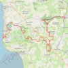 Itinéraire 0 - 45km Jullouvile GPX, distance, dénivelé, altitude, carte, profil, trace GPS